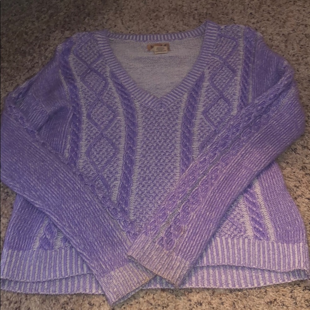 Purple sweater